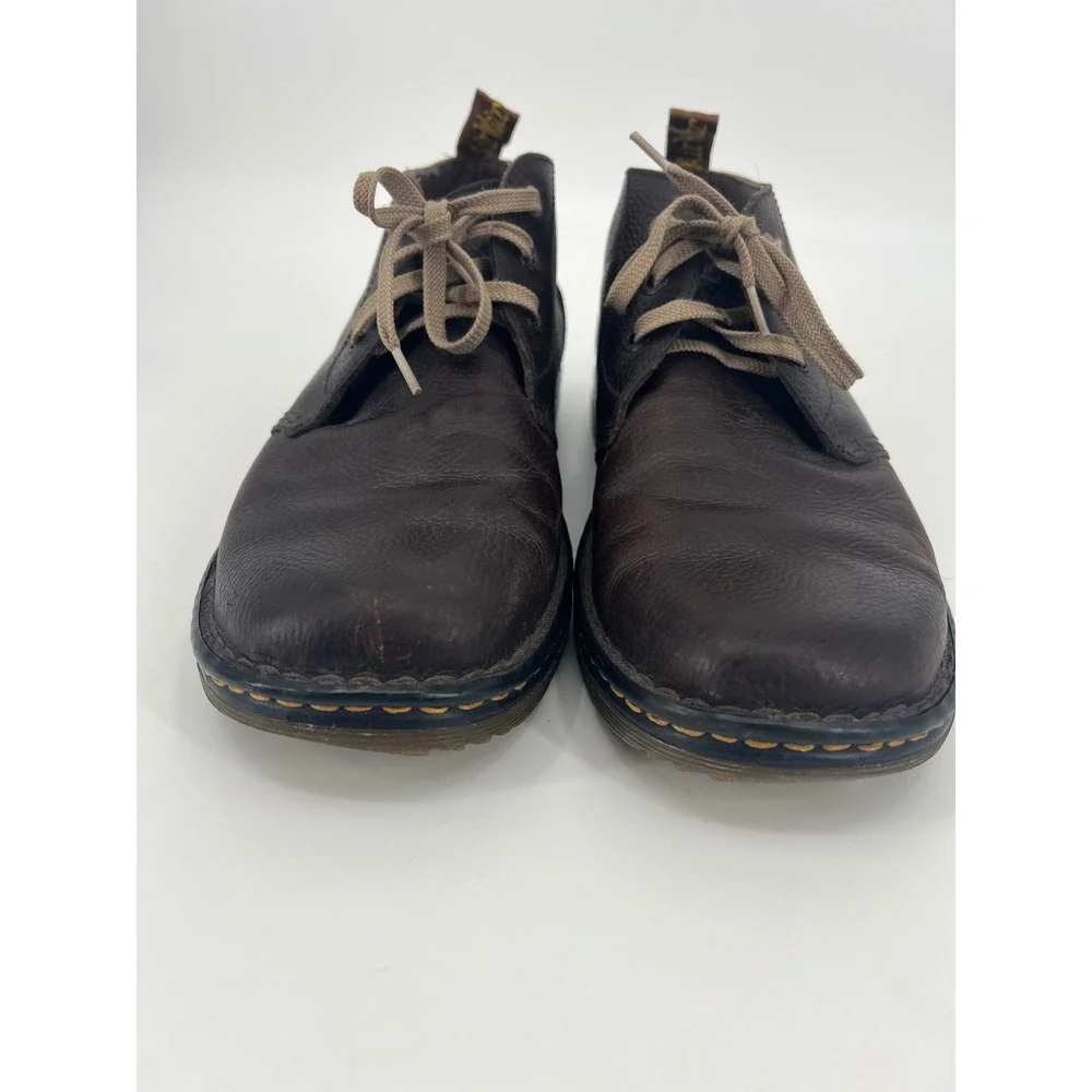 Dr. Martens Sussex Dark Brown Leather Chukka Boots Mens 13 AW004 Work Shoes